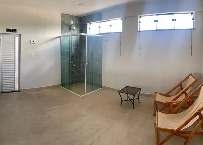 Flat Com Cafe Da Manha & Linda Vista Da Piscina Aparthotel Sao Lourenco 