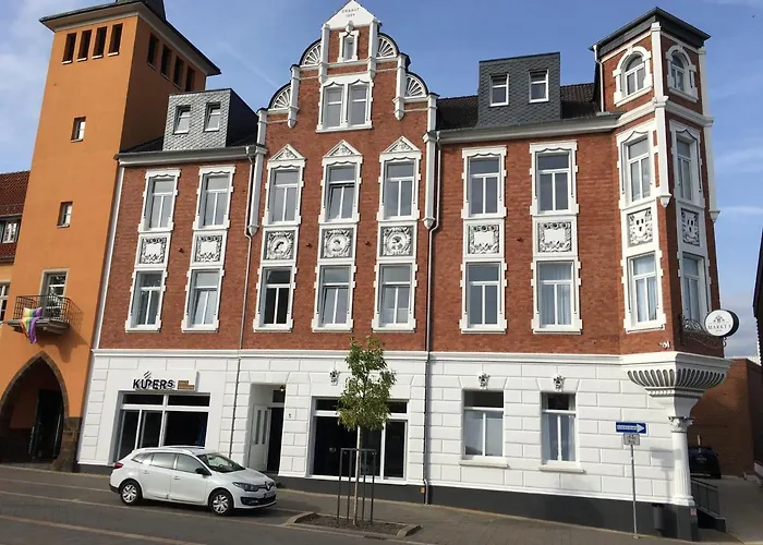 Hotel Markt 5 - inmitten der Lübbecker Altstadt, kostenloser Parkplatz direkt am Hotel