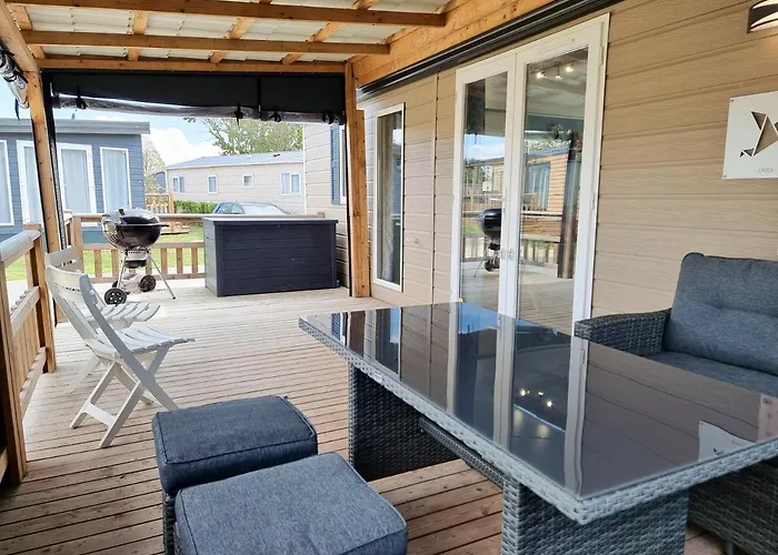 Prachtig chalet OK50 D12 op familiecamping