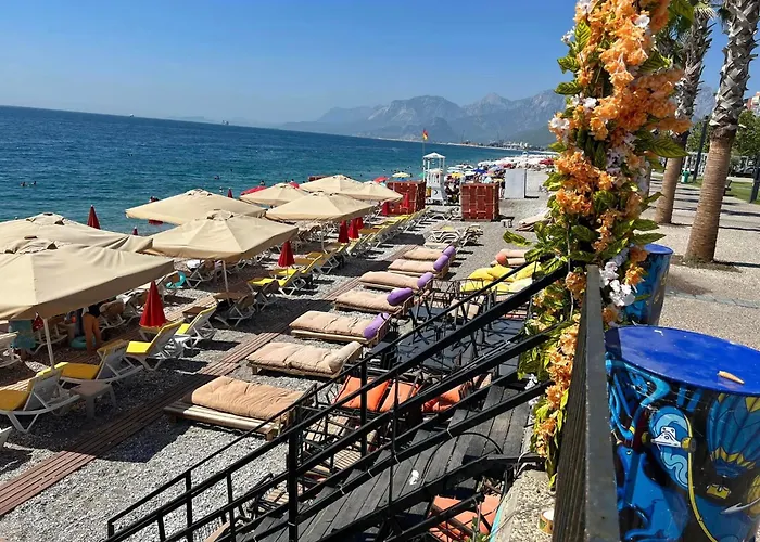 Güden-Pearl Apart Hotel , Große Apartments mit Küche , Privater Strand , Ausgezeichnetes Frühstück Antalya