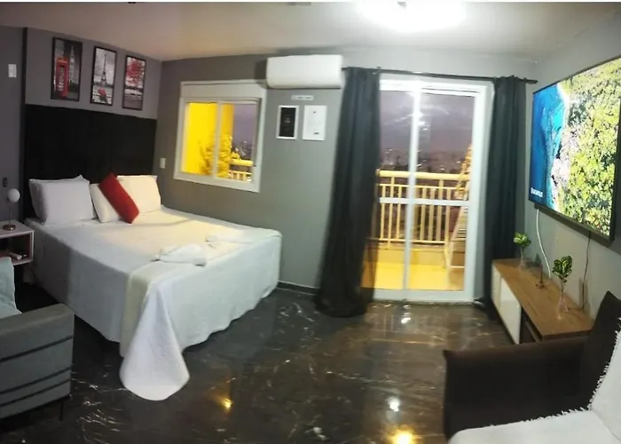 Terraço Harmony Flats GRU Aparthotel Guarulhos