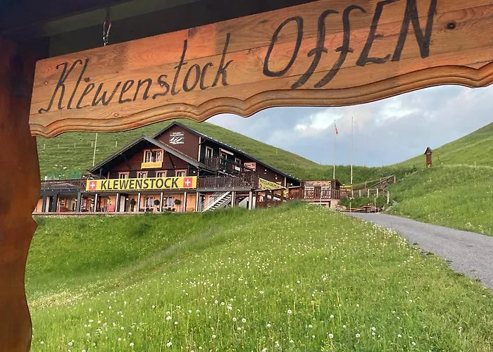 Ausflugs-Ski-Pistenhotel Klewenstock Auto Frei Mit Dem Mobiltelefon Bestellen Nur Mit Der Pendelbahn Erreichbar Auf 1600Muem
