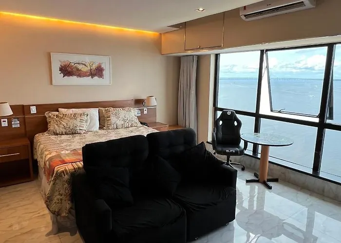 Flat No Condominio Do Edificio Tropical Executive E Residence Com Vista Para O Rio
