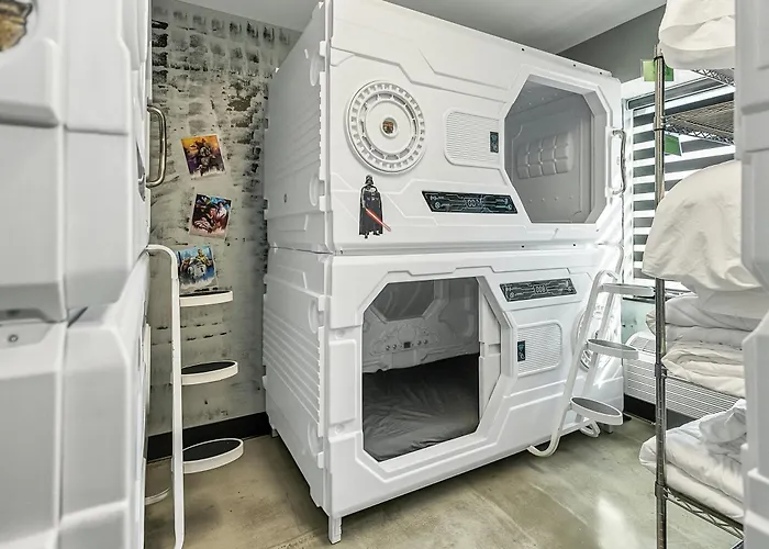 Galactic Getaway For 8 Star Wars Sleeping Pod Room