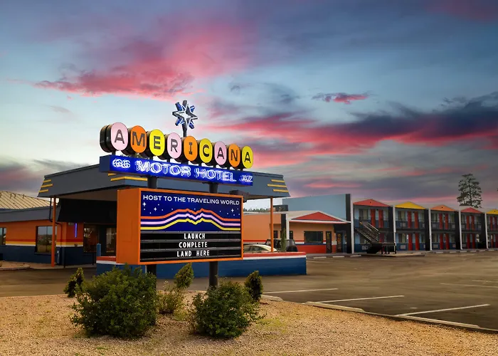 Americana Motor Hotel In Flagstaff Near Nau & Downtown