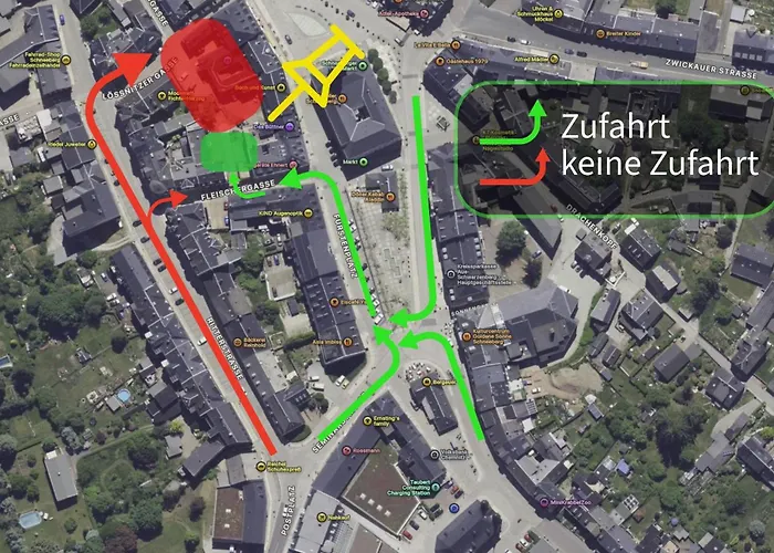 Das Büttner- Im Herzen von Schneeberg - Frühstück buchbar - Parkplatz