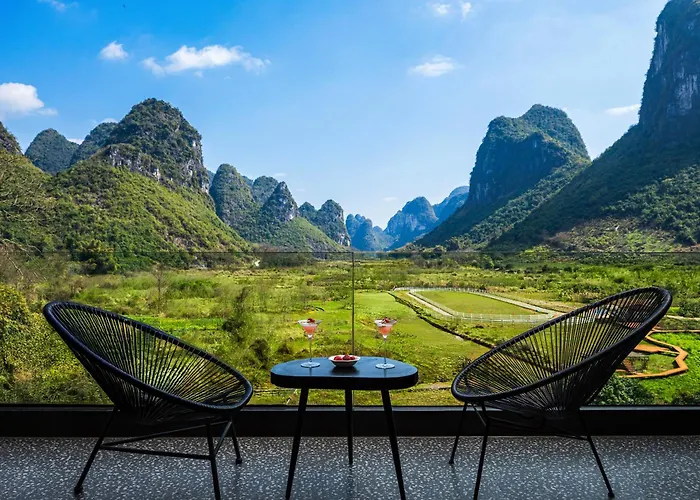 Hidden Valley Hotel-- New Hotel,A Hidden Gem,Serene Sanctuary,Exclusive Location,Swimming Pool & Cycling Route,Attraction Tickets Serivce In Advance,Affordable Luxury,Best Karst Mount View In Yangshuo