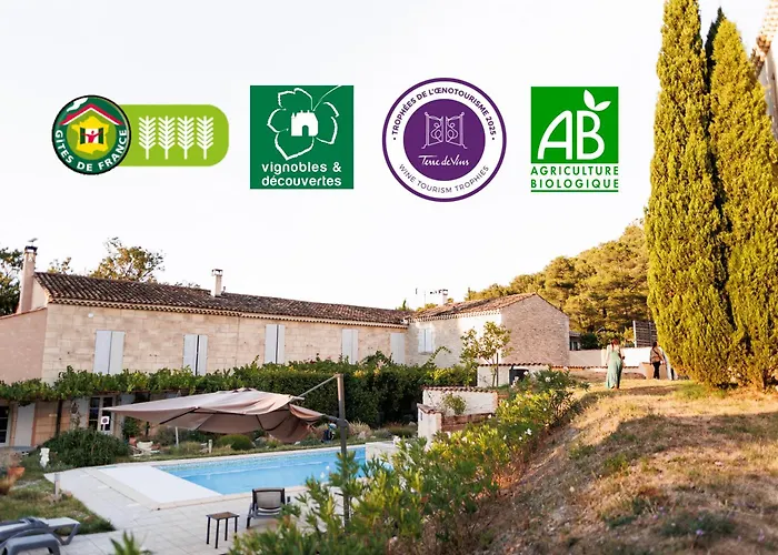 Château Catherine de Montgolfier - B&B et Gites - Piscine - Domaine viticole bio avec dégustation