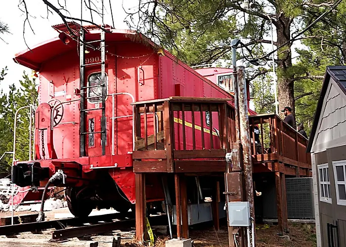 Historic Rail Caboose On Route 66