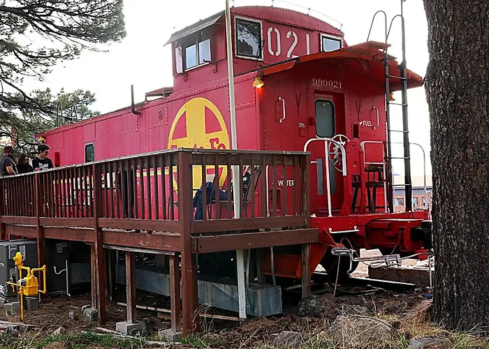 Historic Rail Caboose On Route 66