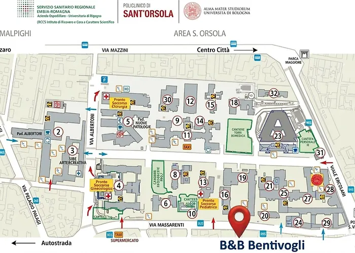 B&B Bentivogli By Lesdomus - Fronte Ospedale Sant'Orsola Bolonia