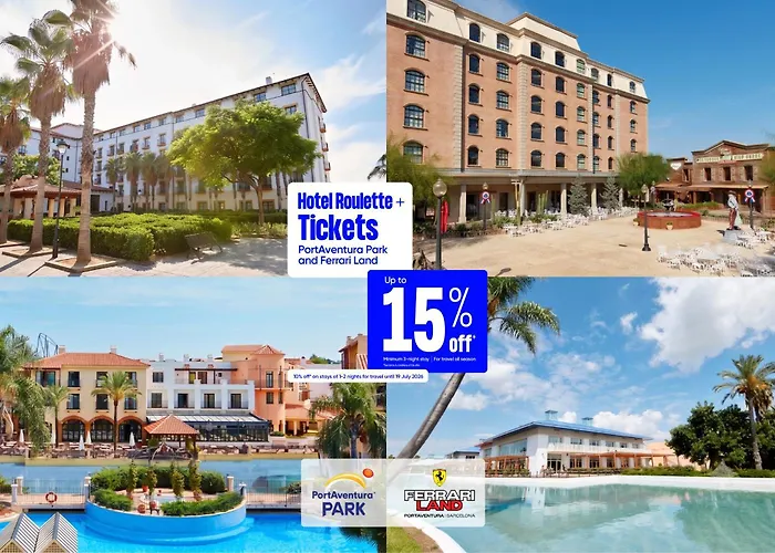 Portaventura Hotel Roulette - Includes Unlimited Access To Portaventura Park & 1 Access To Ferrari Land Salou