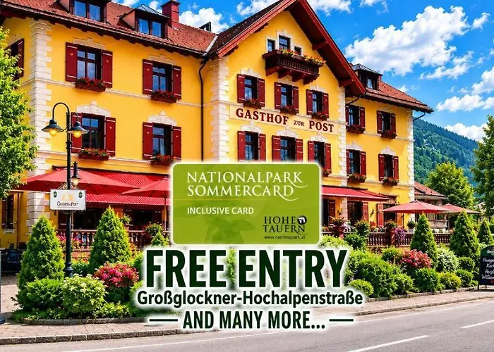 Hotel-Gasthof Post Grossglockner Alpenstrasse FREE ENTRY !