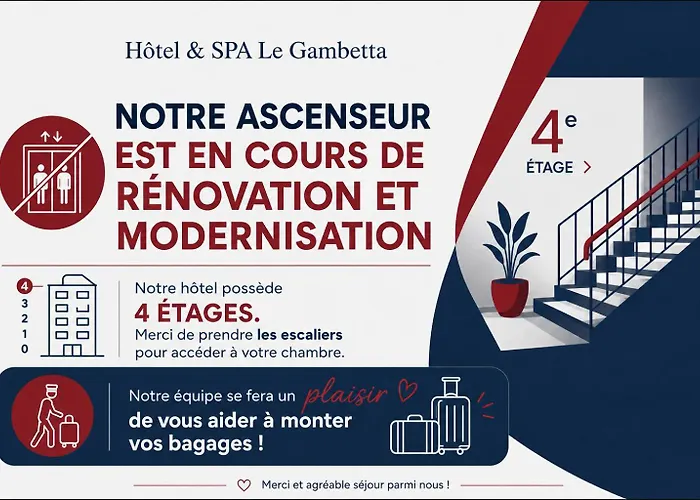 Hotel & Spa Le Gambetta, Bergerac, Centre Ville