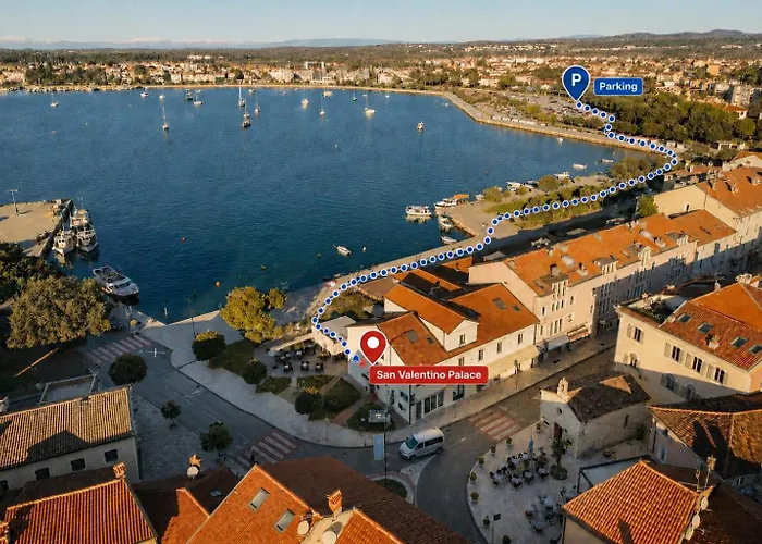 San Valentino Palace, Umag city center