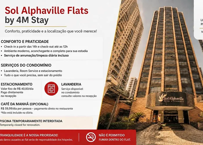 Sol Alphaville by 4M Stay - Conforto e Localização