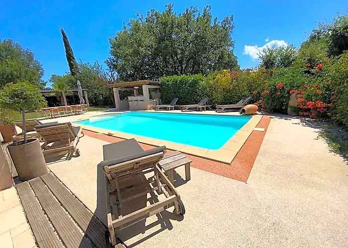 Villa With Ac Private Heated Pool, Fitness Near Cannes, Frejus,