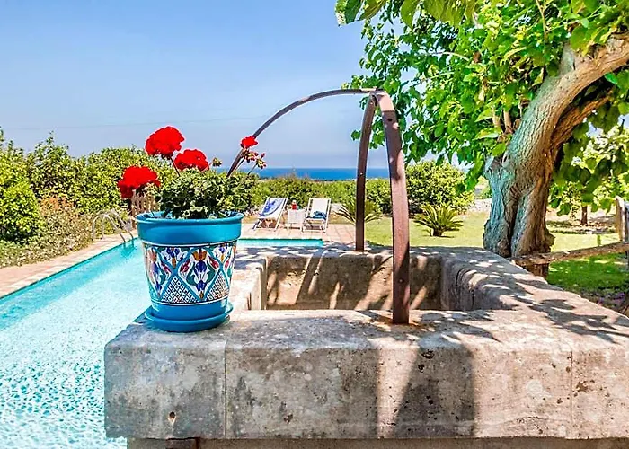 Authentic Sicilian Charm With Pool, Sea View, Parking Wifi