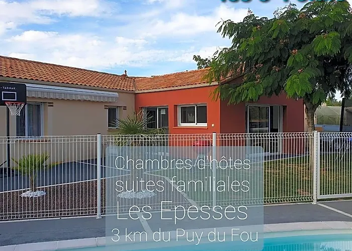 Bed and breakfast Chez les J-FOLAIS -Les Epesses - 3 kms Puy duFou