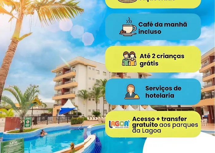 Marina flat é Náutica Hotel Caldas Novas