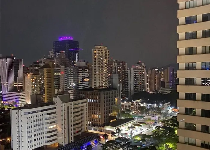 Flat No Stadium Alphaville - Ate 4 Hospedes, Recepcao 24H, Piscina Aquecida E Estacionamento