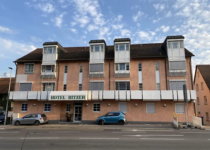 Hotel Bitzer Backnang Zentrum 24H Check In Fruehstueck Zubuchbar Gratis Parkplaetze
