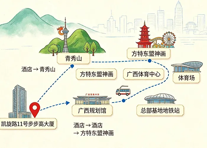 Atour Hotel Nanning Wuxiang Headquarter Base
