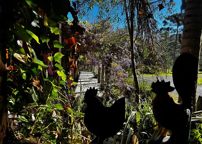 Pousada Jardim Do Buda Com Cafe E Piscina Urubici